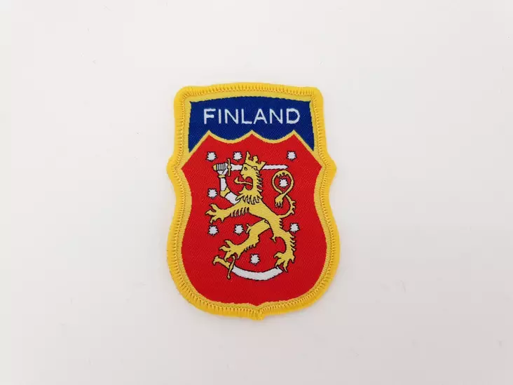 Kangasmerkki Suomen Leijona Finland 5x7 cm - Hihamerkit ja tarrat - 890109 - 1