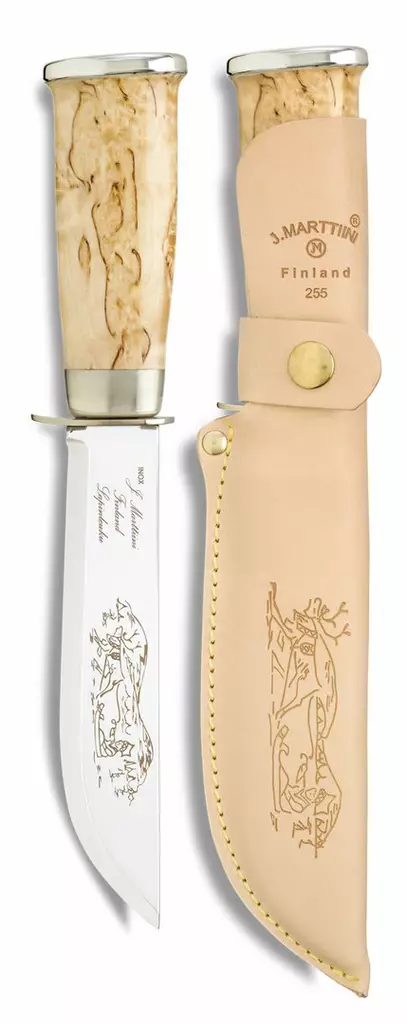 Marttiini Lapinleuku 255 sormisuojalla - Puukot - 6416885153009 - 1