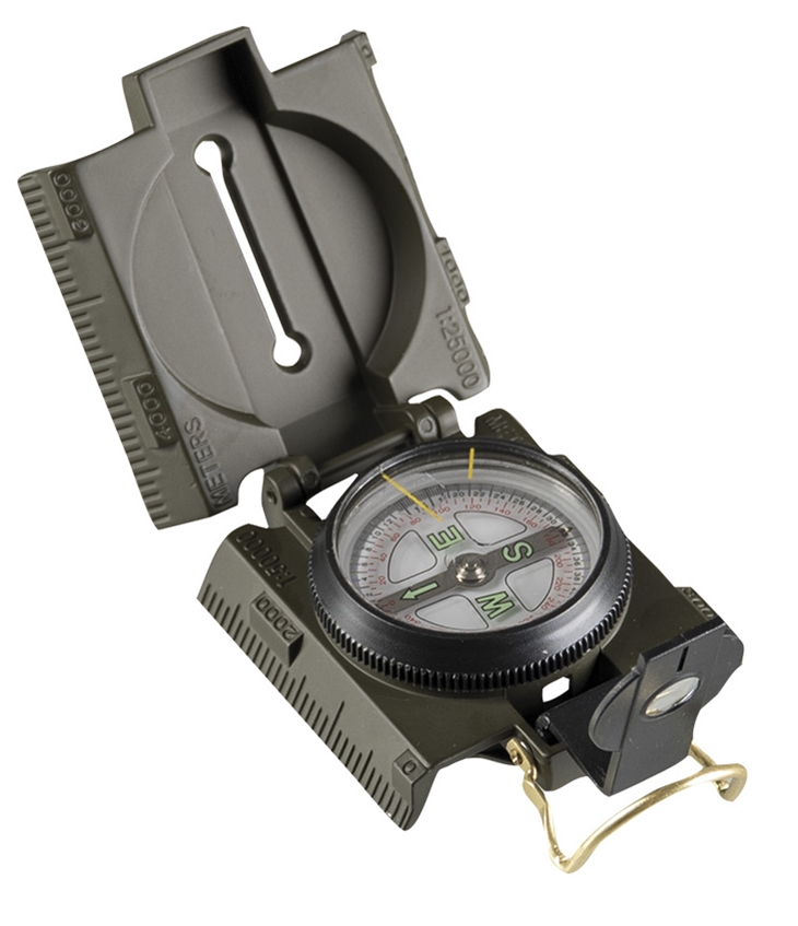 Mil-Tec Kompassi, US-Army, LED-valolla - Suunnistus - 4046872265549 - 1