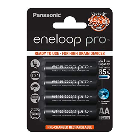 Panasonic Eneloop Pro NiMH 2500mAh - Akkuparistot - 5410853052579 - 1