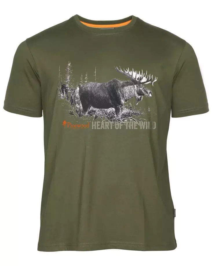 Pinewood Moose T-paita vihreä - Lyhythihaiset paidat - 7331090458529 - 1