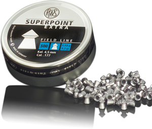 RWS Superpoint Extra 4,5mm - Ilma-aseiden Luodit 4,5 mm - 4000294136719 - 2