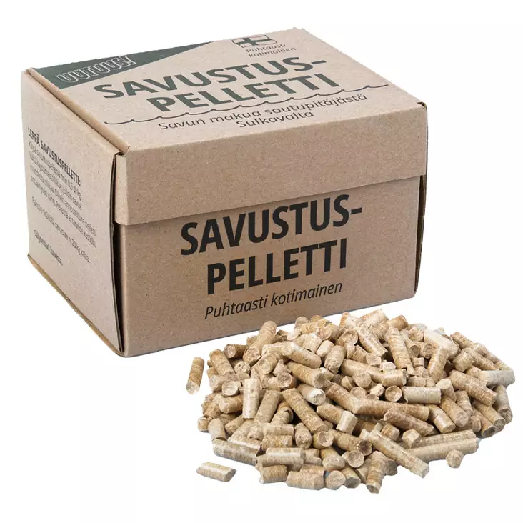Kotimainen Savustuspelletti harmaaleppä 1 litra - Savustus - 6430071460009 - 1