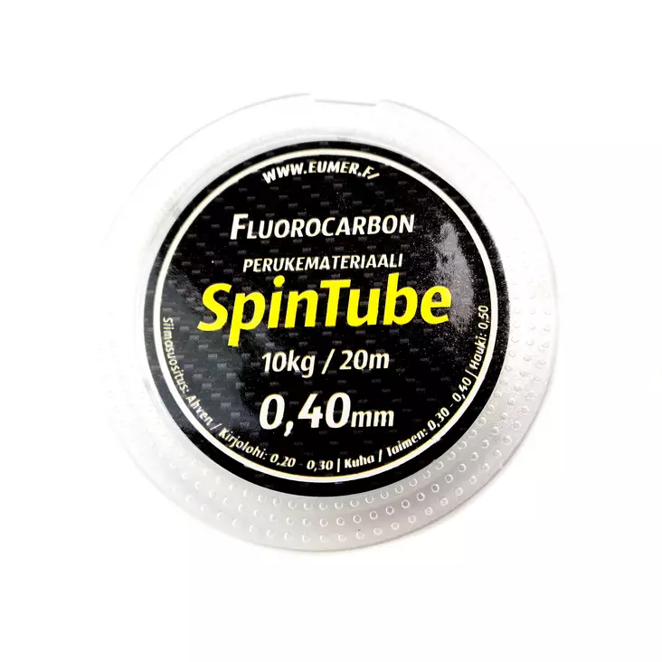 Spintube Fluorocarbon siima 0,40mm - Peruke ja tapsimateriaalit - 6430075933479 - 1