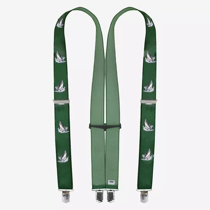 Veniz Klipsihenkselit 36mm Kalastusaihe H-malli, 120cm - Vyöt ja Olkaimet - 6438042534469 - 1