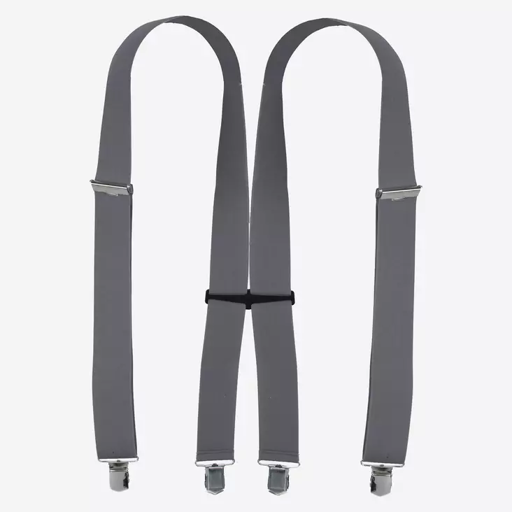 Veniz Klipsihenkselit 36mm XL Harmaa - Vyöt ja Olkaimet - 6438042537019 - 1