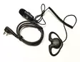 JDI Headset D-lenkkikorvakuulokkeella ICOM puhelimiin - Radiopuhelimien tarvikkeet - JD2401ILDEM2C - 1