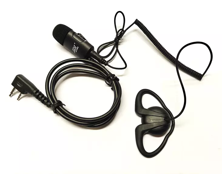 JDI Headset D-lenkkikorvakuulokkeella ICOM puhelimiin - Radiopuhelimien tarvikkeet - JD2401ILDEM2C - 1