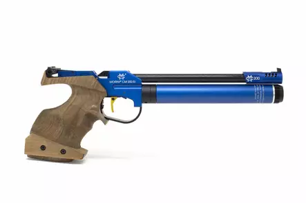 Morini CM200EI Ticino Blue 4,5mm sähkölaukaisu paineilmapistooli - Morini ilmapistoolit - MORINICM200ELBLUE - 1