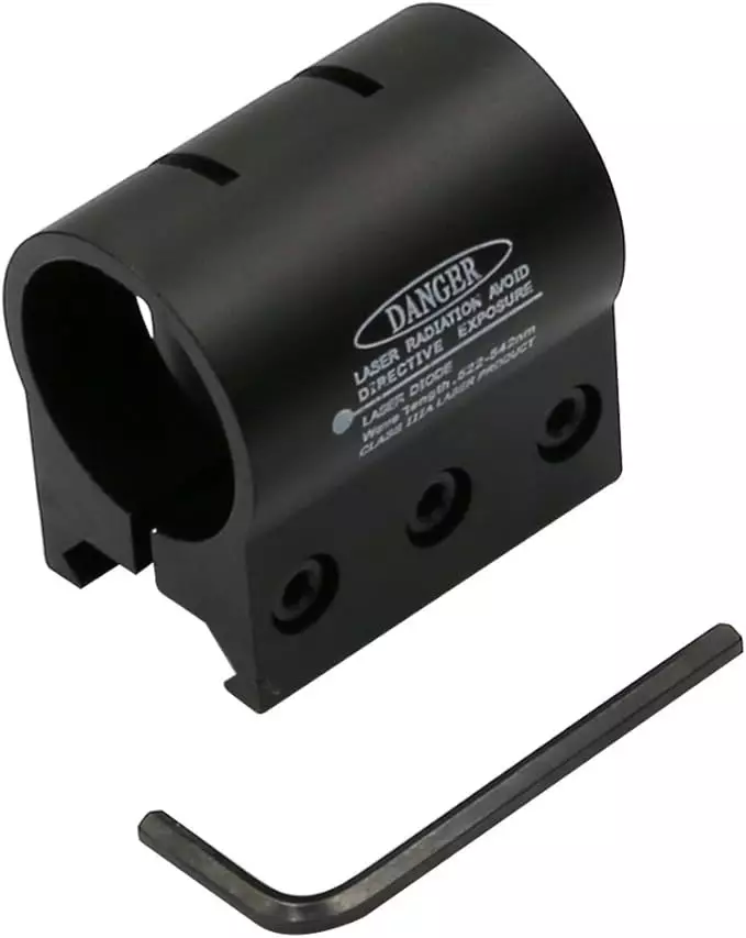 Picatinny kiskoon käyvä laser pidike - Taskulamput - Picatinny-kiinnike - 1