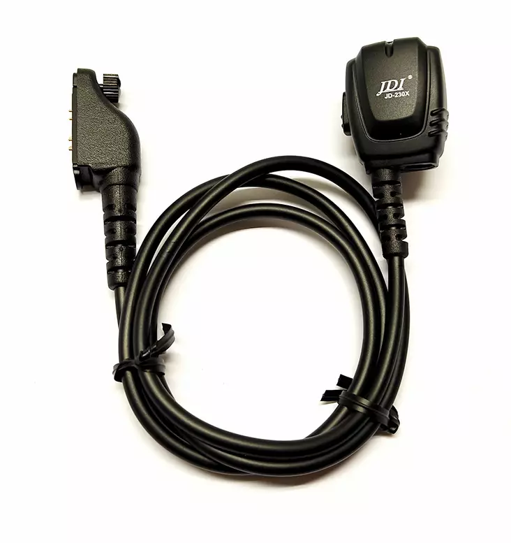 JDI JD-230X Flex kaulusmikrofoni Genzo XT - Radiopuhelimien tarvikkeet - 303078-mikrofoni - 1