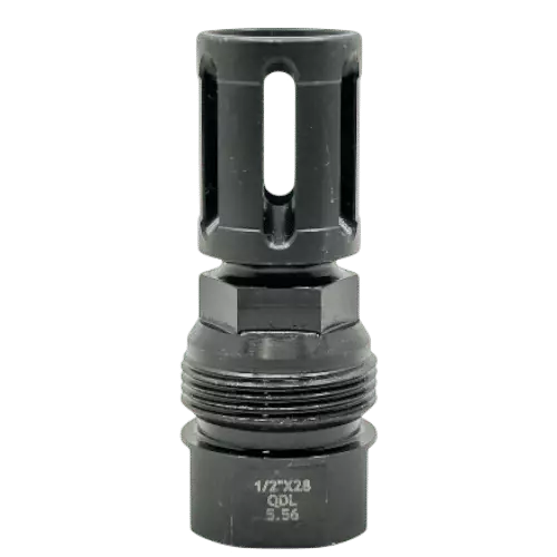 Silent Steel QD Lock A1 Flash hider Liekinsammutin - Äänenvaimentimet - FHA1-556-12x28-QDL - 1