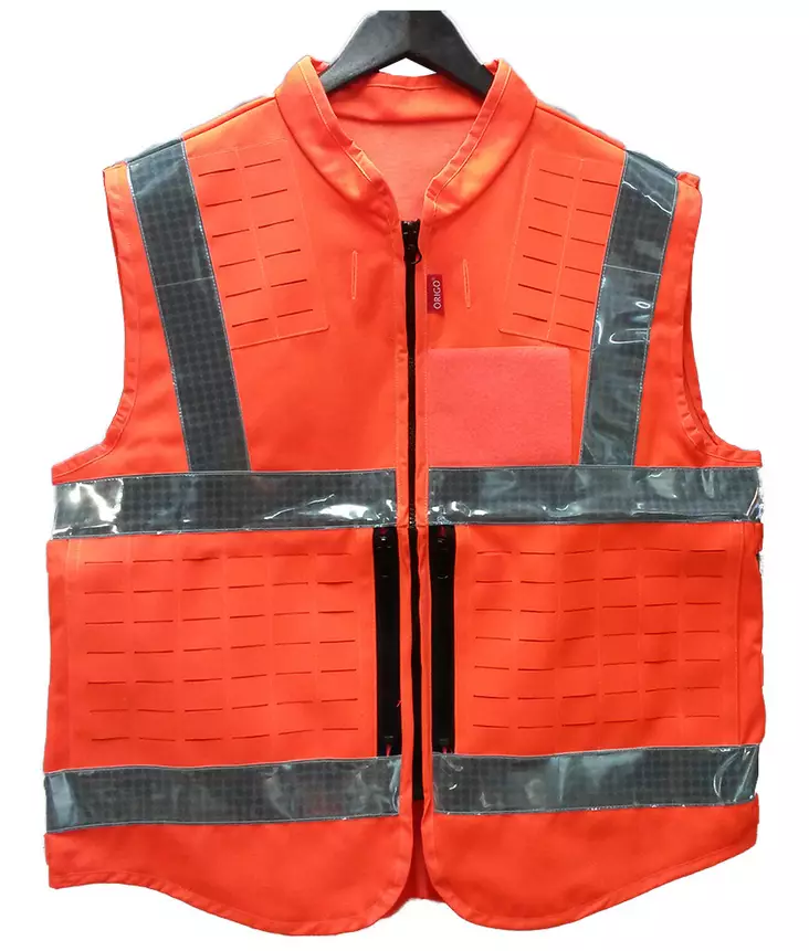 Origo HiVis Varusteliivi Oranssi - Modulaariset liivit - huomiliivi10027XL - 1