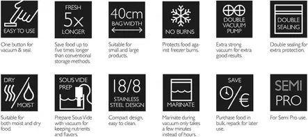 Finnvacum Titanium vakuumikone 40cm saumausleveydell=C3=A4 - Säilöntä - 345FINNTITANIUM - 2