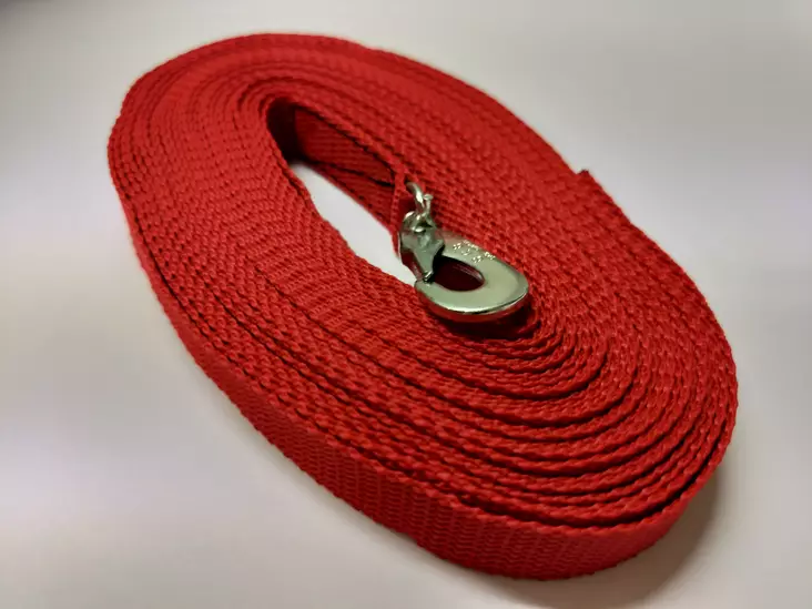 Nahka-Nasta Talutin Punainen - Kaulapannat - 505-punainen-10m - 1