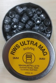RWS Ultra Mag 9mm 80gr. - Ilma-aseiden luodit muut kaliiperit - rws_ultramag_9mm - 1