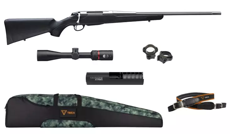 Tikka T3X Superlite SS 6,5CRM tarjouspaketti 2026 - Kiväärit - tikkat3x-tp26-65CM - 1
