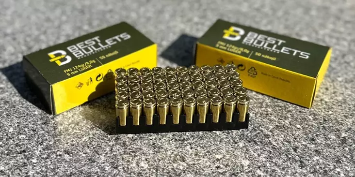 BestBullets 9mm Luger FMJ 8,0g 124gr - Pistoolin ja revolverin patruunat - BESTBULLETS9LUGER - 1