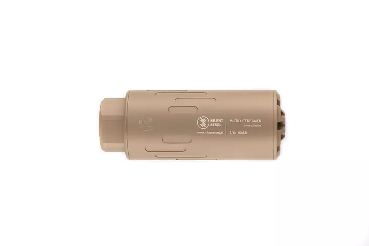 Silent Steel Micro Flow Streamer QD Äänenvaimennin FDE - Äänenvaimentimet - MST556FDE-SS - 1
