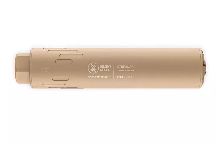 Silent Steel Flow Streamer QD Äänenvaimennin FDE - Äänenvaimentimet - ST556FDE-SS - 1