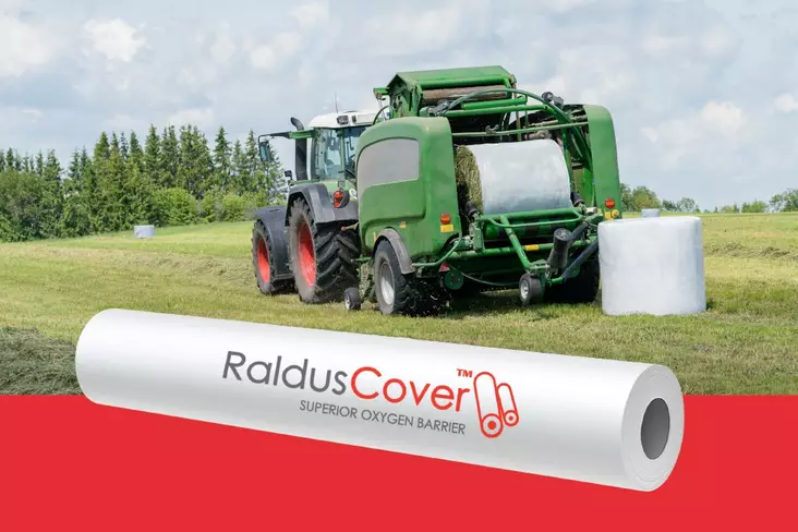 Paalinsidontamuovi Raldus 128cm valkoinen - Käärintäkalvot ja Paalaustarvikkeet - FILM128_RALDUS - 1