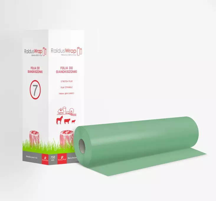 7-kerroksinen paalimuovi Raldus 750mm 25=C2=B5 - Käärintäkalvot ja Paalaustarvikkeet - GR750_RALDUSPLAST - 1